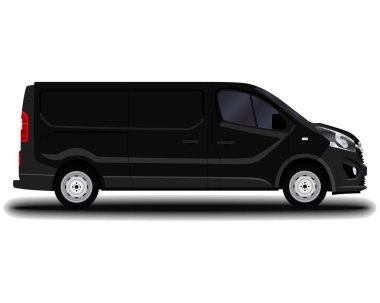 gerçekçi kargo van.