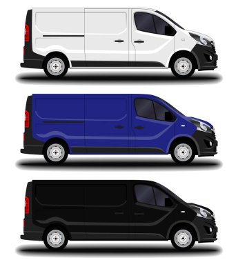 gerçekçi kargo van.