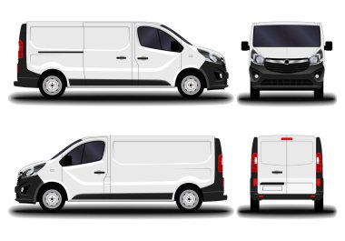 gerçekçi kargo van.