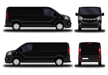 gerçekçi kargo van.