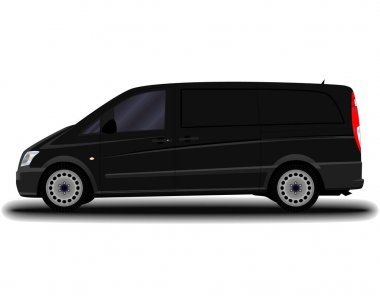 gerçekçi kargo van.