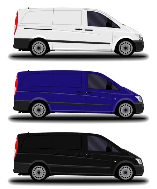 gerçekçi kargo van.