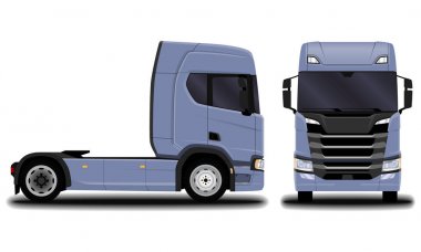 Büyük gerçekçi kamyon.