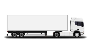 Büyük gerçekçi kamyon.