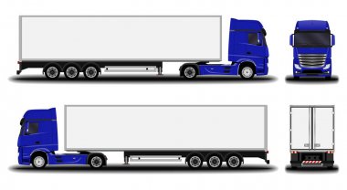 Büyük gerçekçi kamyon.