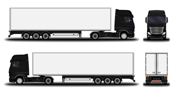 Большой реалистичный грузовик
.