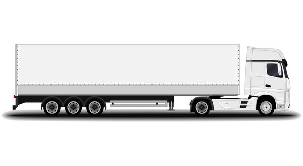 Большой реалистичный грузовик
.