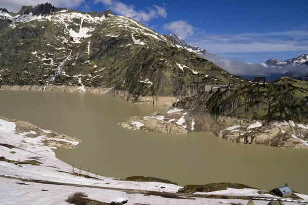 The Grimselsee on the Grimsel pass — Stock Photo, Image