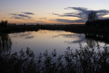 Fort Altena yakınlarında gün batımı