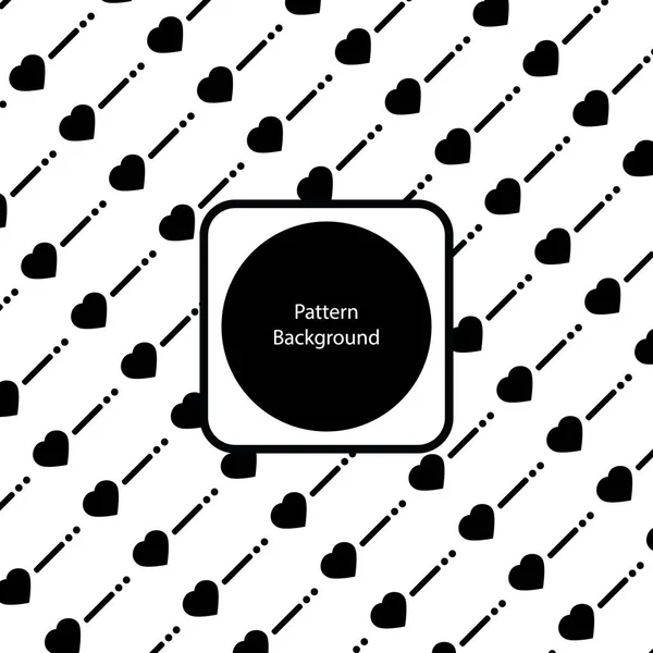 Vektor vzor nebo abstraktní pozadí, moderní styl s černou a bílou barvou — Stockový vektor