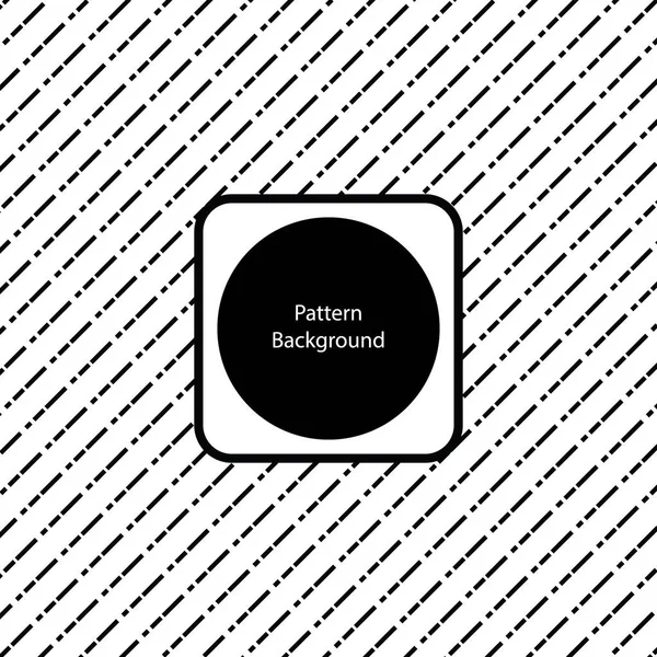 Vector patroon of abstracte achtergrond, moderne stijl met zwart-wit kleur — Stockvector