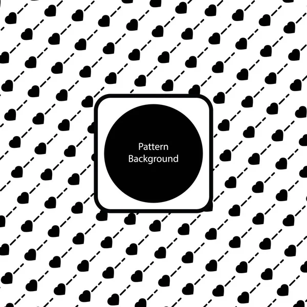 Vector patroon of abstracte achtergrond, moderne stijl met zwart-wit kleur — Stockvector