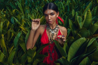 güzel genç moda kadın makyaj 