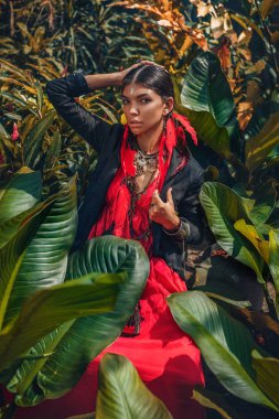 güzel genç moda kadın makyaj 