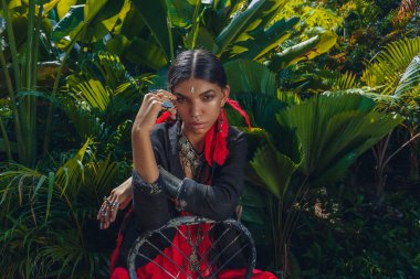 güzel genç moda kadın makyaj 