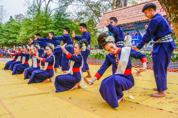 Danza tradicional tailandesa del noreste — Foto de Stock