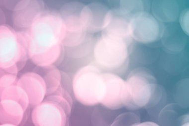 Degrade arka plan olarak mavi bokeh için pembe