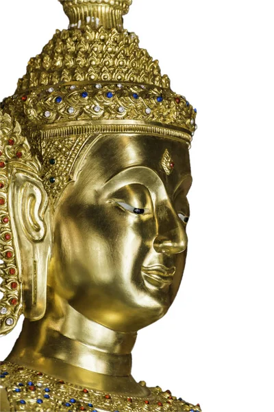 Testa di Budhha dorato Immagine — Foto Stock