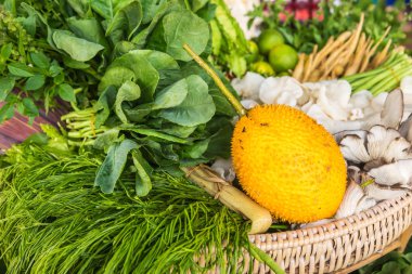 Çeşitli Tay sebze ve baharatlar