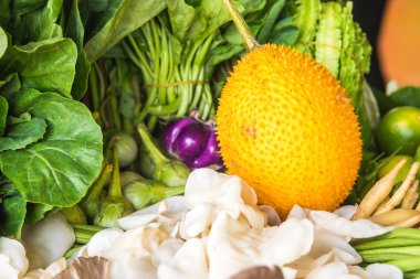 Çeşitli Tay sebze ve baharatlar