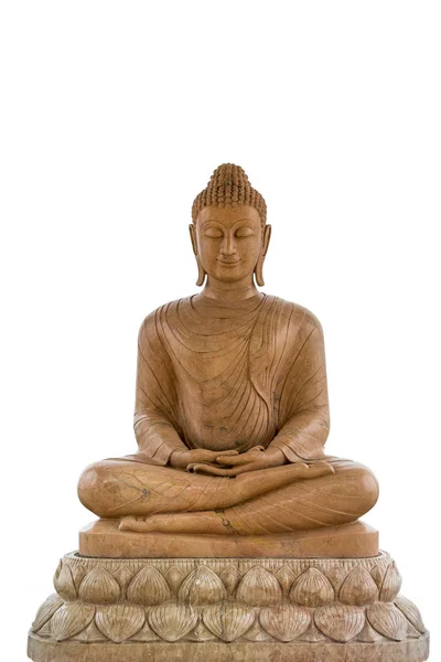 Immagine di Buddha in marmo marrone — Foto Stock