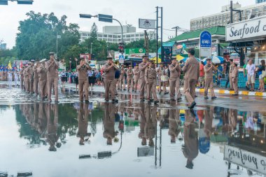 Matkap uluslararası filo inceleme 2017 yılında yürüyen Donanma geçit töreni