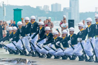 Havalı matkap uluslararası filo Revie içinde gösteren Tay Donanması