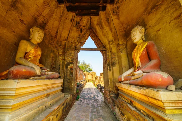 Doppia simmetria vecchie immagini di Buddha — Foto Stock