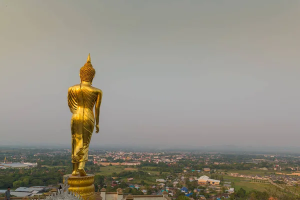 美しいゴールデン立っている仏像 — ストック写真