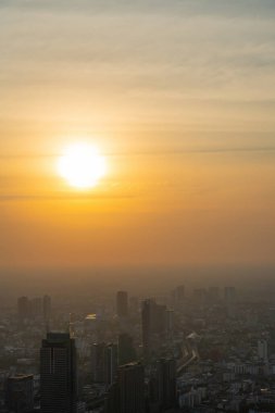 Bangkok 'ta güzel bir gün batımı