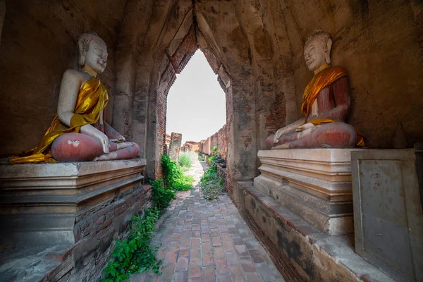 Doppio Buddha antico immagini — Foto Stock
