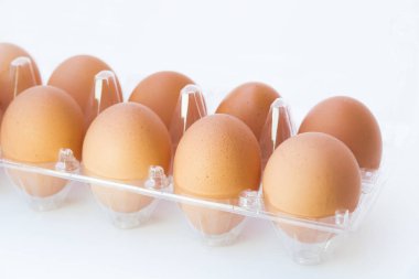 Tavuk yumurtası plastik paketi.