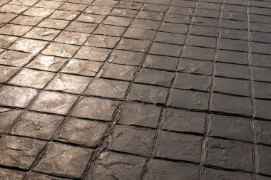 Beton desen ve arkaplanı damgalayın.