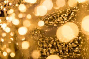 Bokeh ışığıyla bulanık arkaplan.