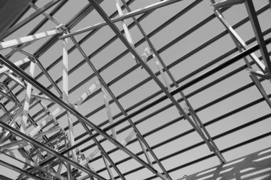 Çelik çatı yapısı.