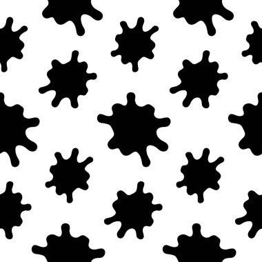 Vektör beyaz arkaplanda kusursuz bir desen oluşturur.