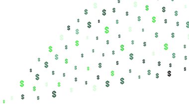 Dolar işaretli vektör geçmişi. Bankacılık sembolleri illüstrasyon