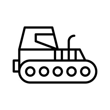 Paletli Dozer traktör simgesi