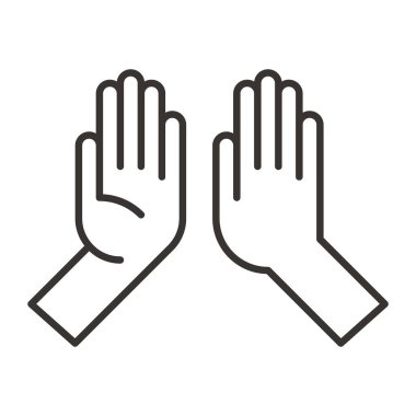 yüksek beş simge tasarlamak 