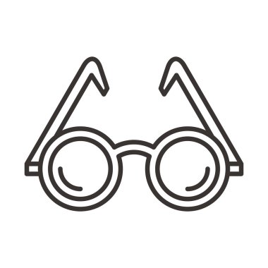 gözlük basit simgesi