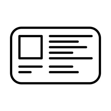 kimlik kartı simge tasarlamak