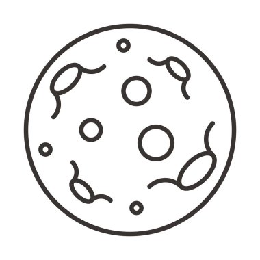 ay simge illüstrasyon