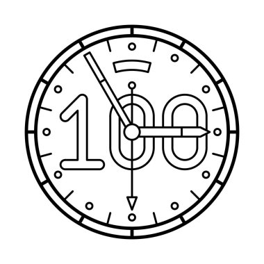 watchface 100 işareti simgesi