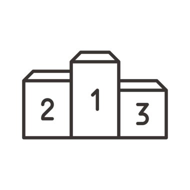 kazanan podyum 3D render