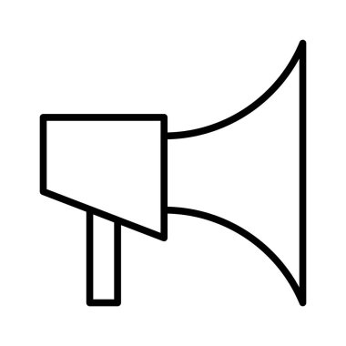 megafon basit simgesi