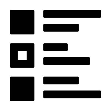 Liste simge tasarlamak