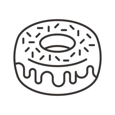 çörek basit simgesi