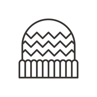 Kış şapka simge tasarlamak 