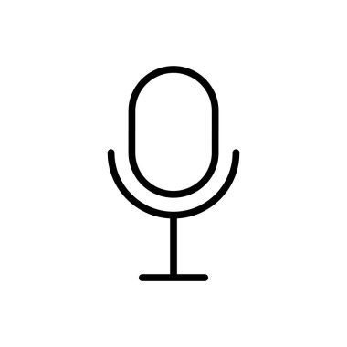 mikrofon simgesi illüstrasyon