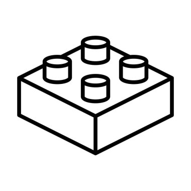 Blok vektör simgesi